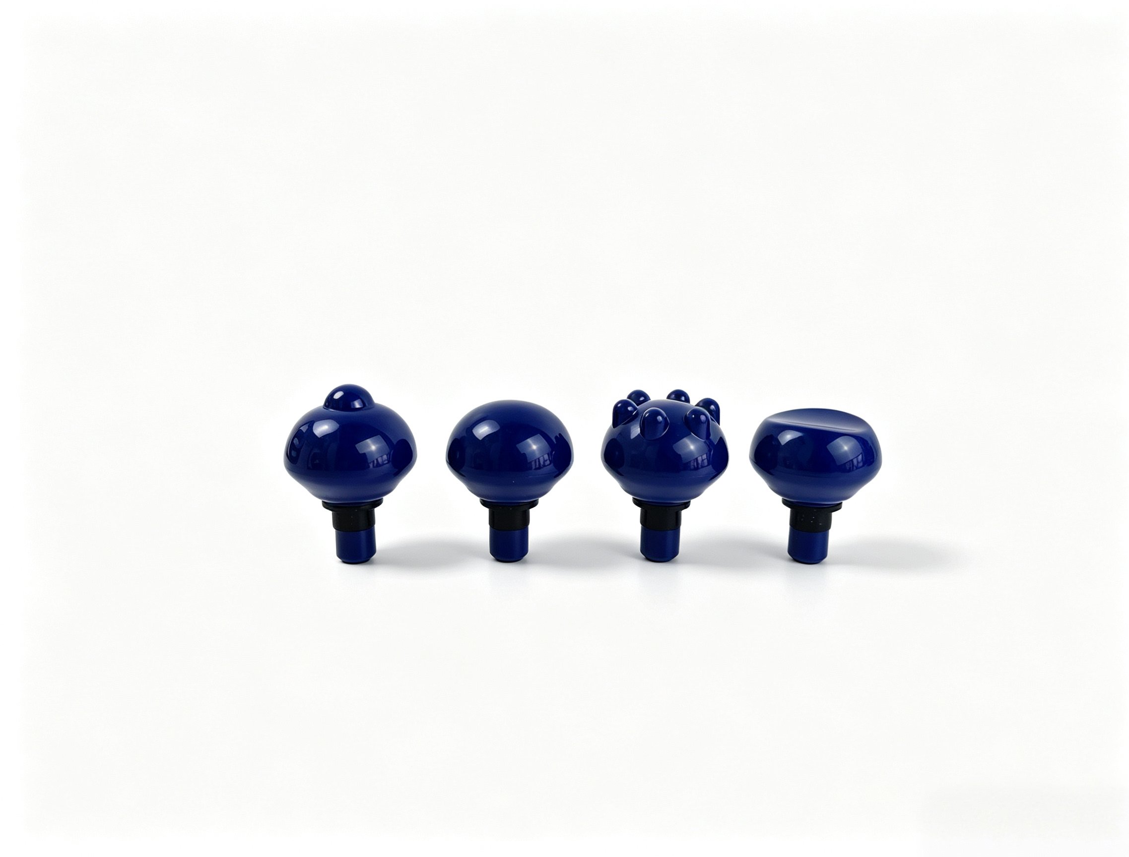 Four interchangeable attachment heads